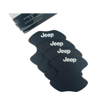 Black leather handle scratch protector - JEEP