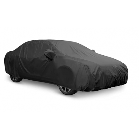 Waterproof Sun and Dust Proof Quilted Double Layer Car Cover XL Grey