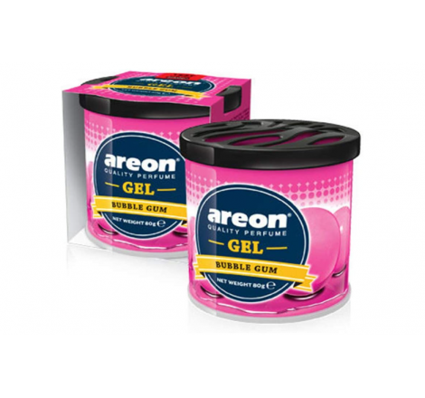 Gel can bubble gum from Areon